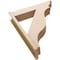 Ekena Millwork 7 1/2-in W x 32-in D x 40-in H Funston Trad Rough Cedar Woodgrain TimberThane Outlooker, Primed Tan OUTUR075X32X40FST04RCPR - alternate 2